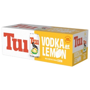 Picture of Tui 6% Vodka lemon 10pk Cans 330ml