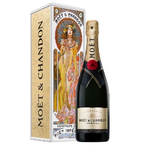 Picture of Moet Champagne Mucha Tin Gold Edition NV 750ml