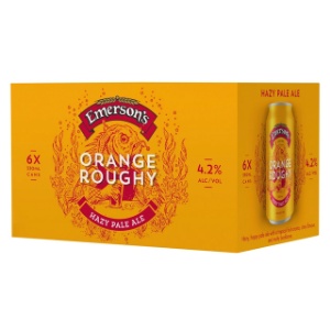 Picture of Emerson's OrangRoughy 6pk Cans 330ml
