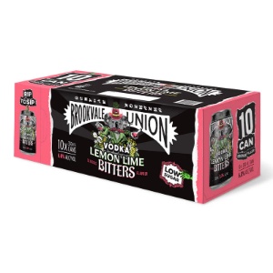 Picture of Brookvale Union Lemon Lime Bitters 10pk Cans 330ml