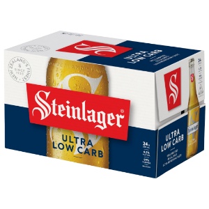 Picture of Steinlager Ultra Low Carb 24pk Bottles 330ml
