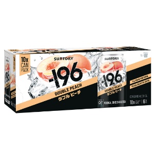 Picture of 196 Double Peach 6% 10pk Cans 330ml