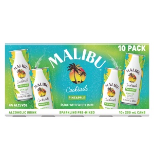 Picture of Malibu Pineapple 10pk Cans 250ml